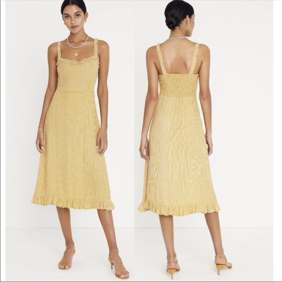 Faithfull the Brand Dresses & Skirts - Faithfull the Brand Noemie Midi Dress size 8